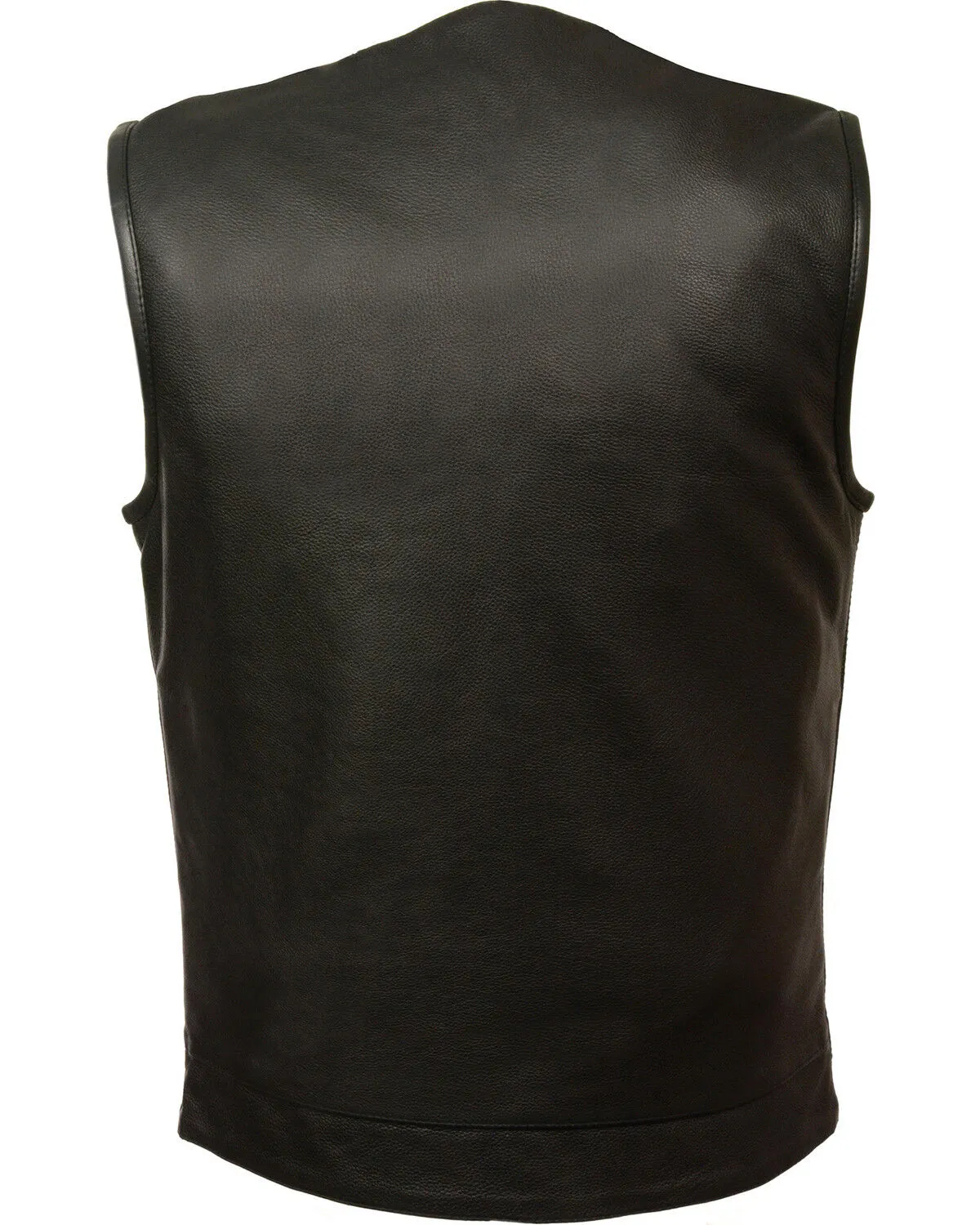 Milwaukee Leather Men's Collarless Club Style Vest - Big 4X