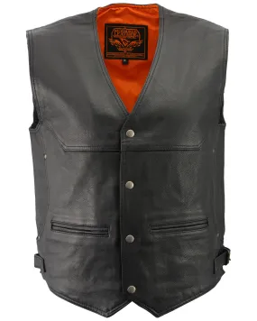 Milwaukee Leather Men's Deep Pocket Vest - Big 5X