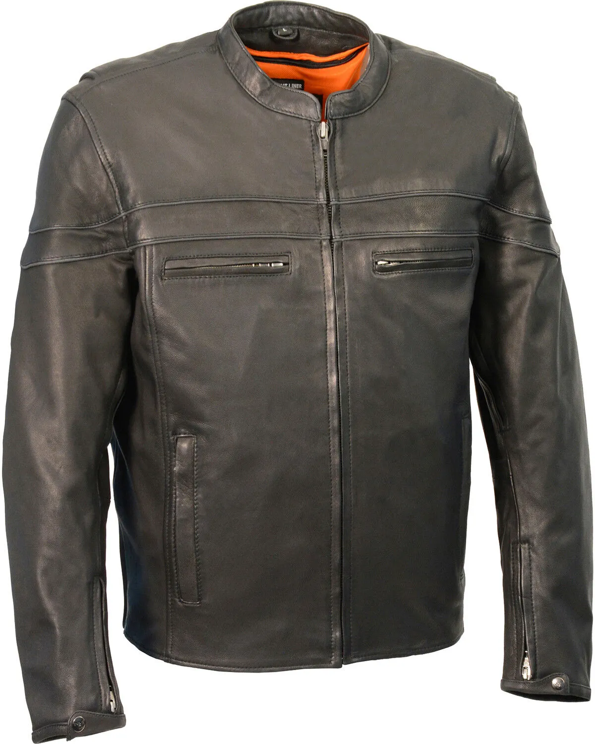 Milwaukee Leather Men's Lightweight Sporty Scooter Crossover Jacket - 4X