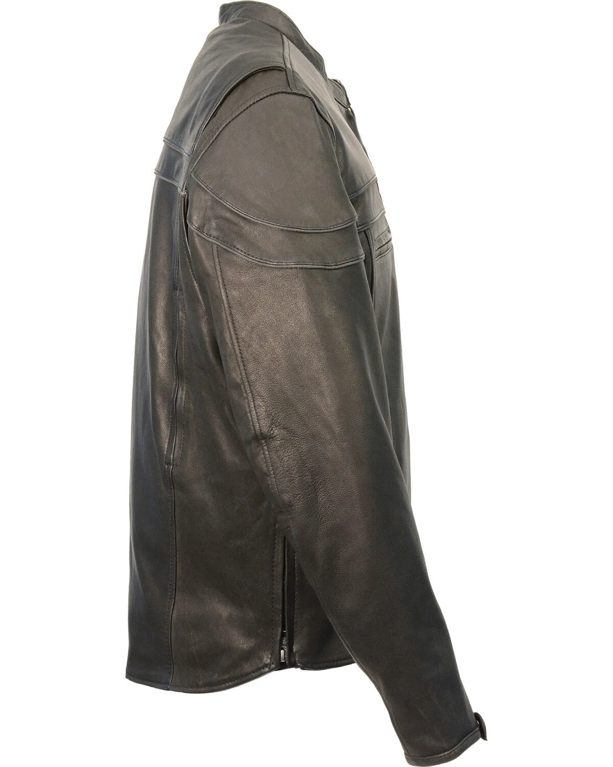 Milwaukee Leather Men's Lightweight Sporty Scooter Crossover Jacket - 4X