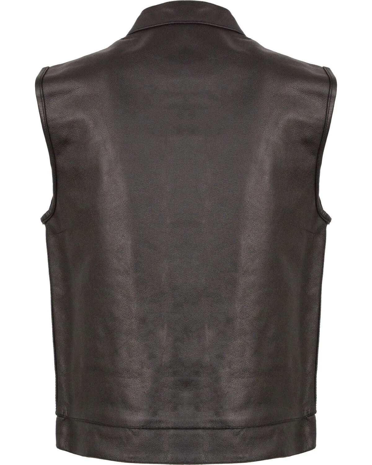 Milwaukee Leather Men's Open Neck Club Style Vest