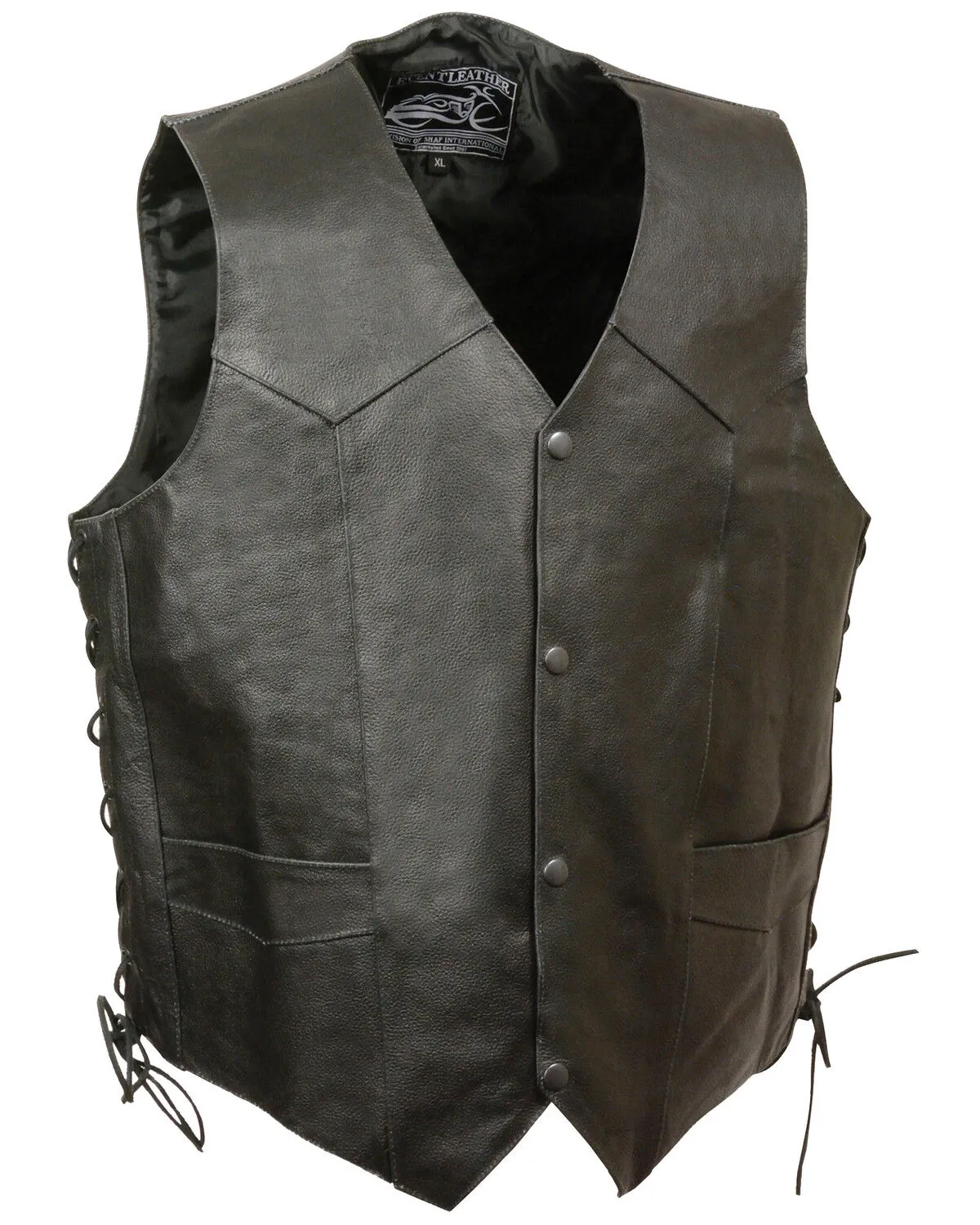 Milwaukee Leather Men's Side Lace Live To Ride Vest