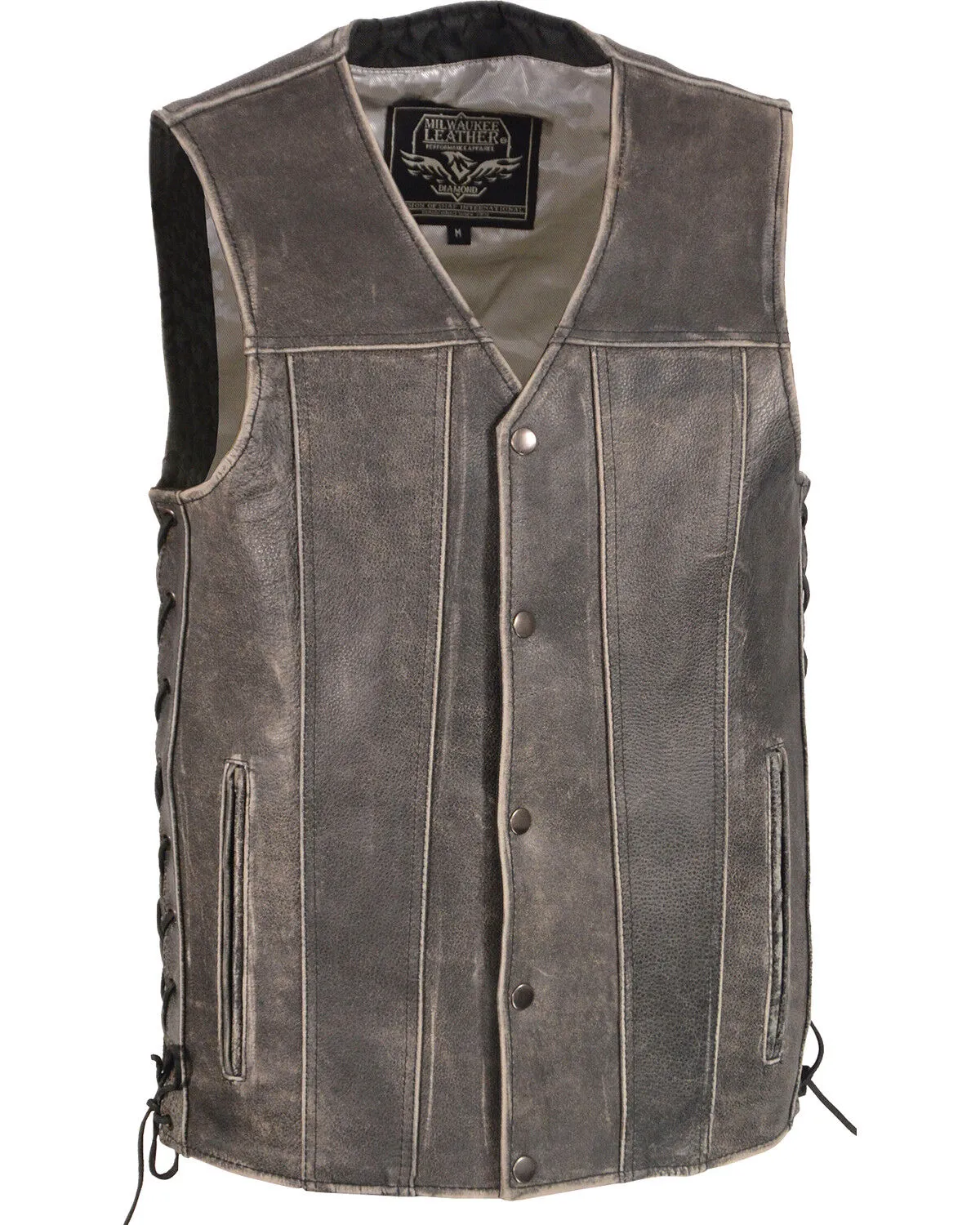 Milwaukee Leather Men's Side Lace Vest