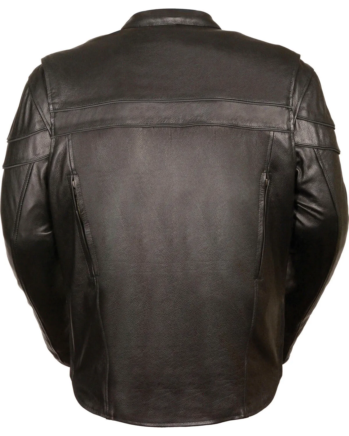 Milwaukee Leather Men's Sporty Scooter Crossover Jacket - Big - 3X