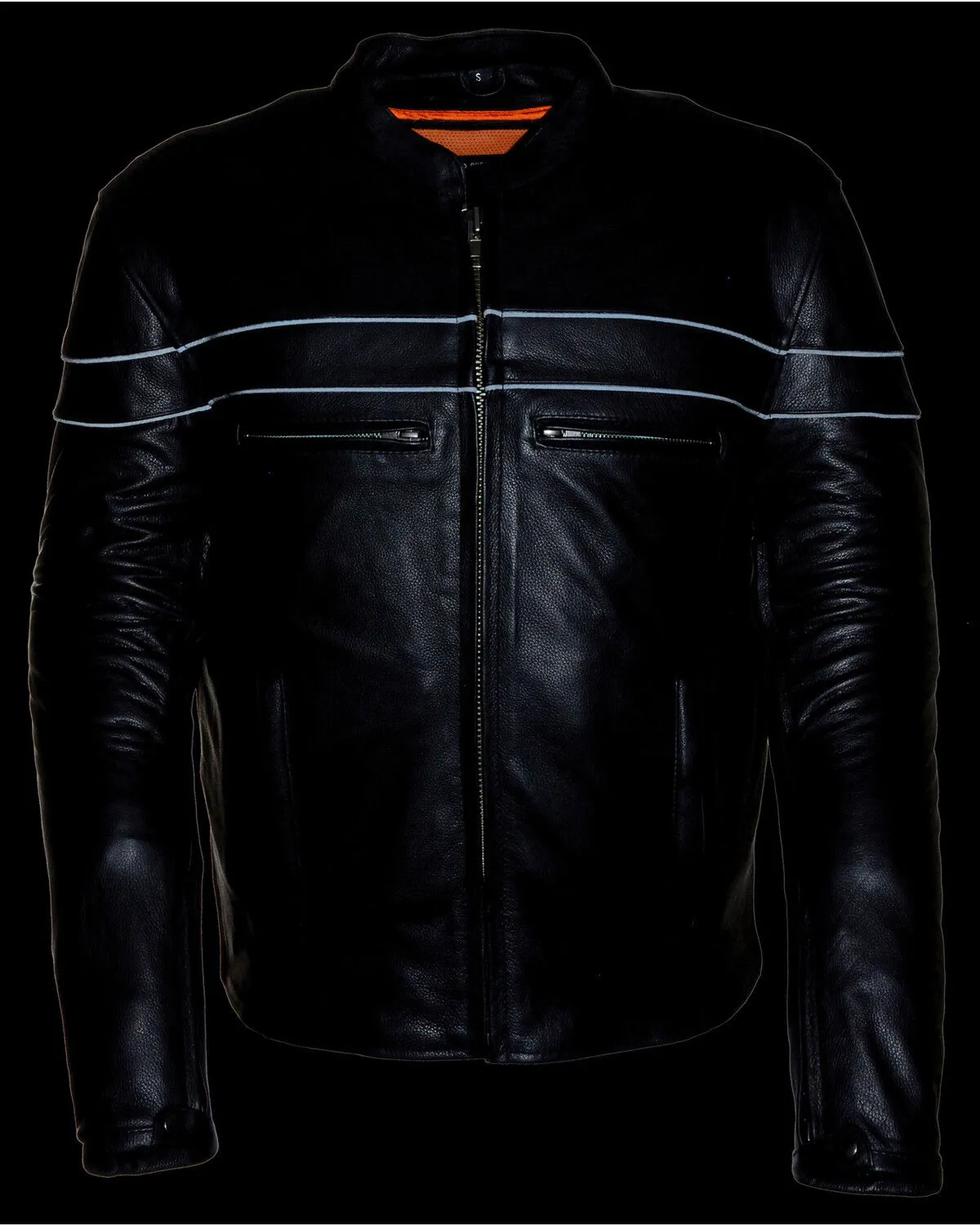 Milwaukee Leather Men's Sporty Scooter Crossover Jacket - Big - 3X