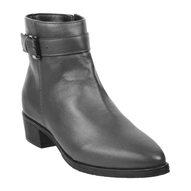 Mochi Women Grey Party Boots