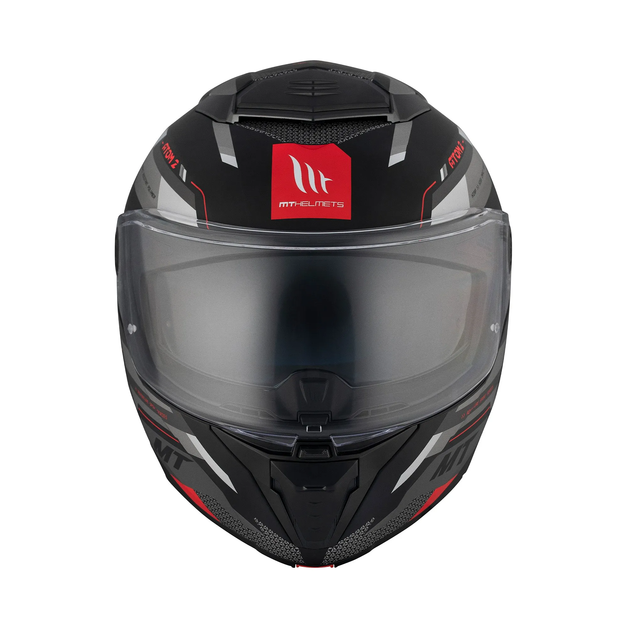 MT Atom 2 Bast Helmet - Black/Grey