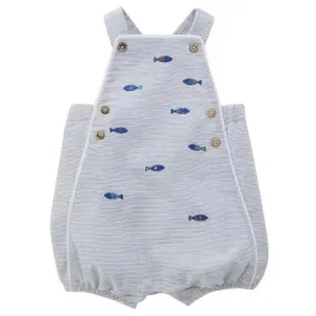 Mud Pie - Fish Schiffli Bubble Romper