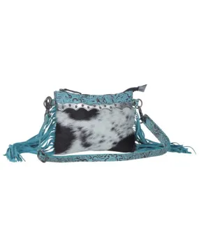 Myra Bag Women's Exotic Azure Leather & Hair-On Bag