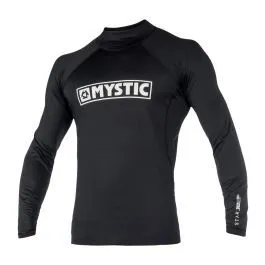 Mystic Star Mens Long Sleeve Rash Vest - Black