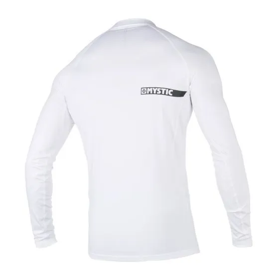 Mystic Star Mens Long Sleeve Rash Vest - White