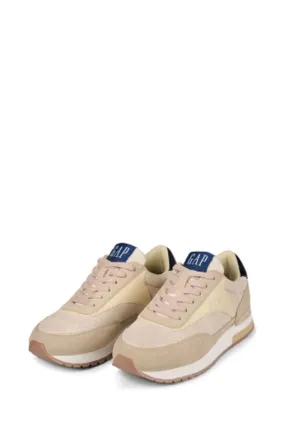 Neutral New York Low Top Trainers