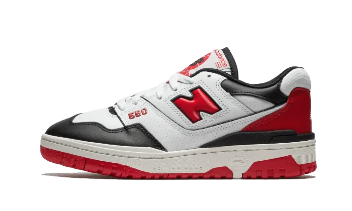 New Balance 550 White Red Black