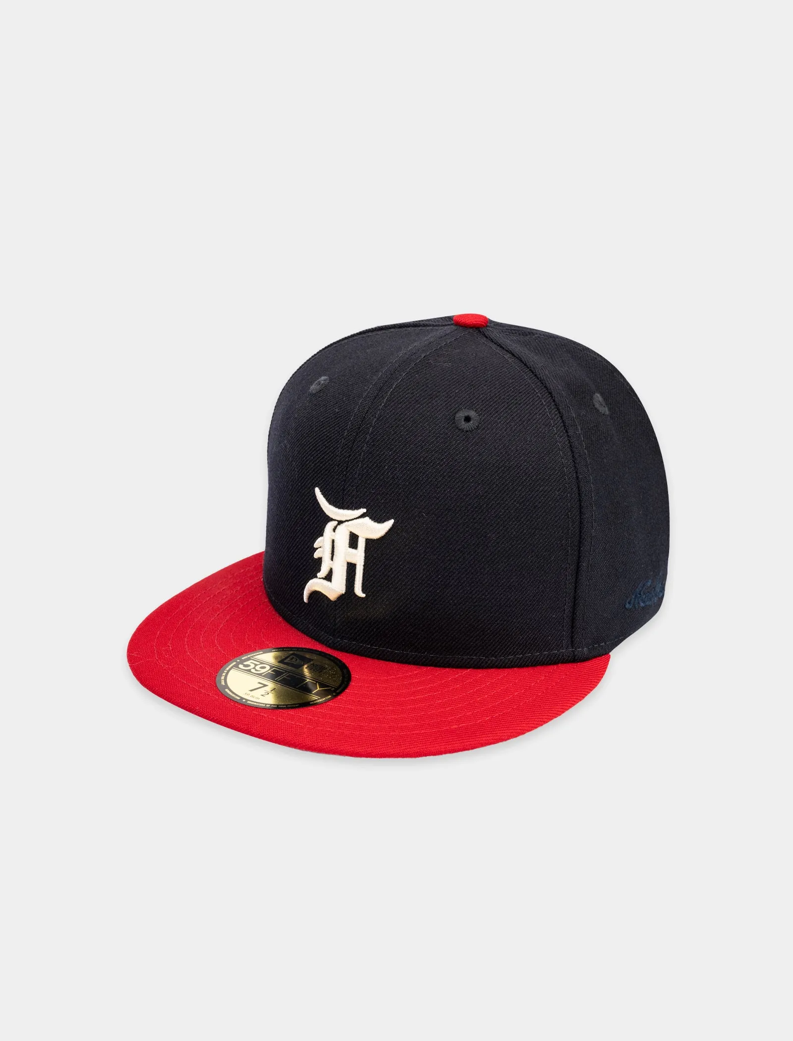 NEW ERA FOG ATLANTA BRAVES HAT   NAVY