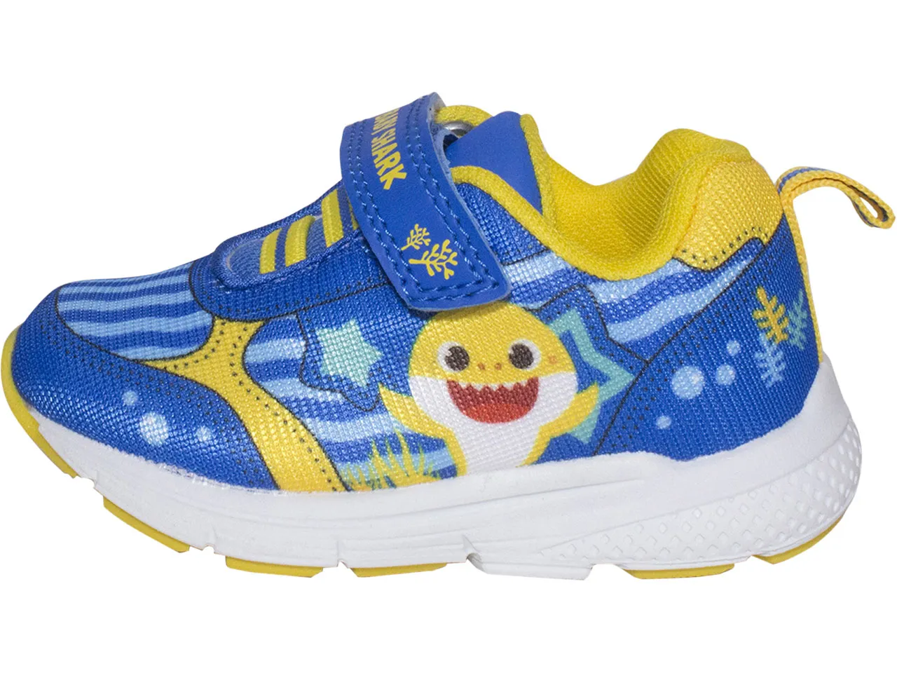 Nickelodeon Pinkfong Baby Shark Toddler Boy's Sneakers Blue/Yellow Sz: 8T