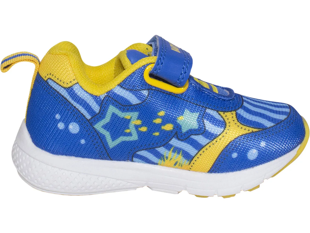 Nickelodeon Pinkfong Baby Shark Toddler Boy's Sneakers Blue/Yellow Sz: 8T