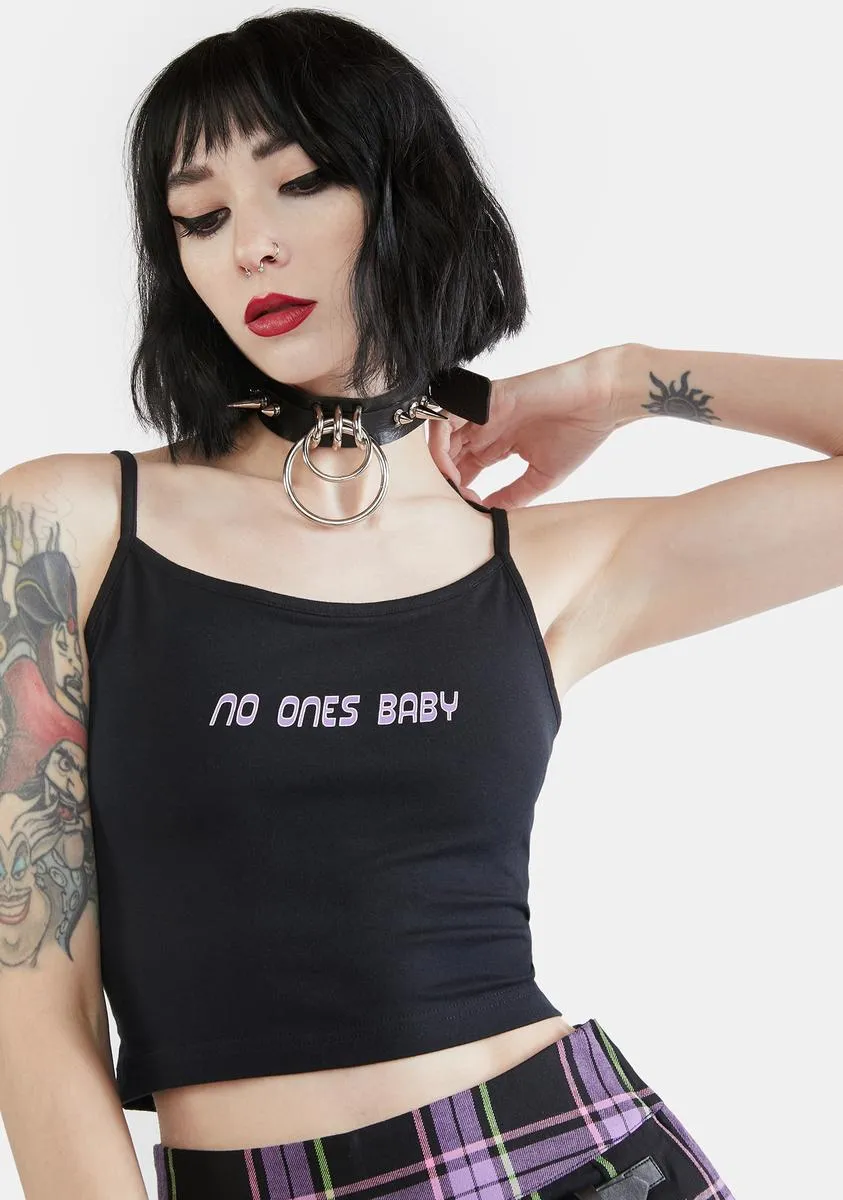 No Ones Baby Logo Tank-