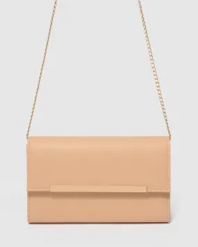 Nude Harriet Clutch Bag