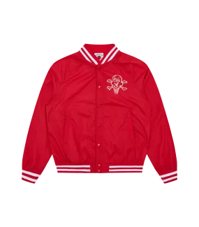 NYLON BOMBER JACKET - RED