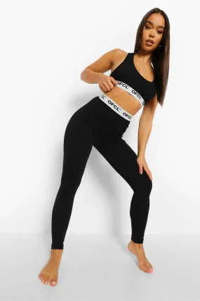 Official Tape Jersey Knit Lounge Leggings