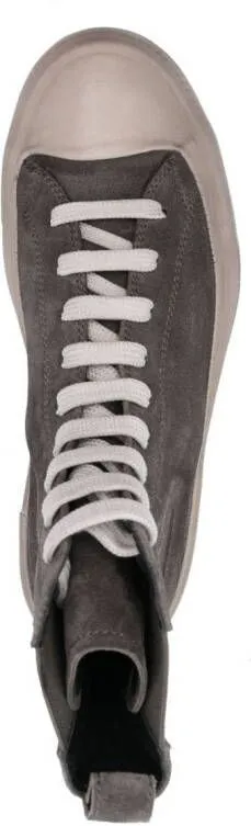 Officine Creative high-top suede sneakers Grey