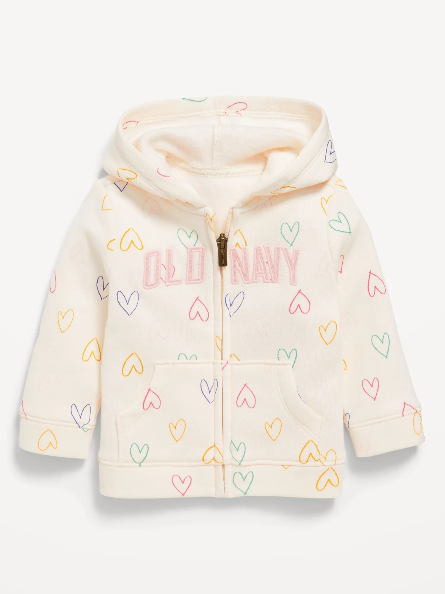 Old Navy Printed Logo-Graphic Zip Hoodie for Baby