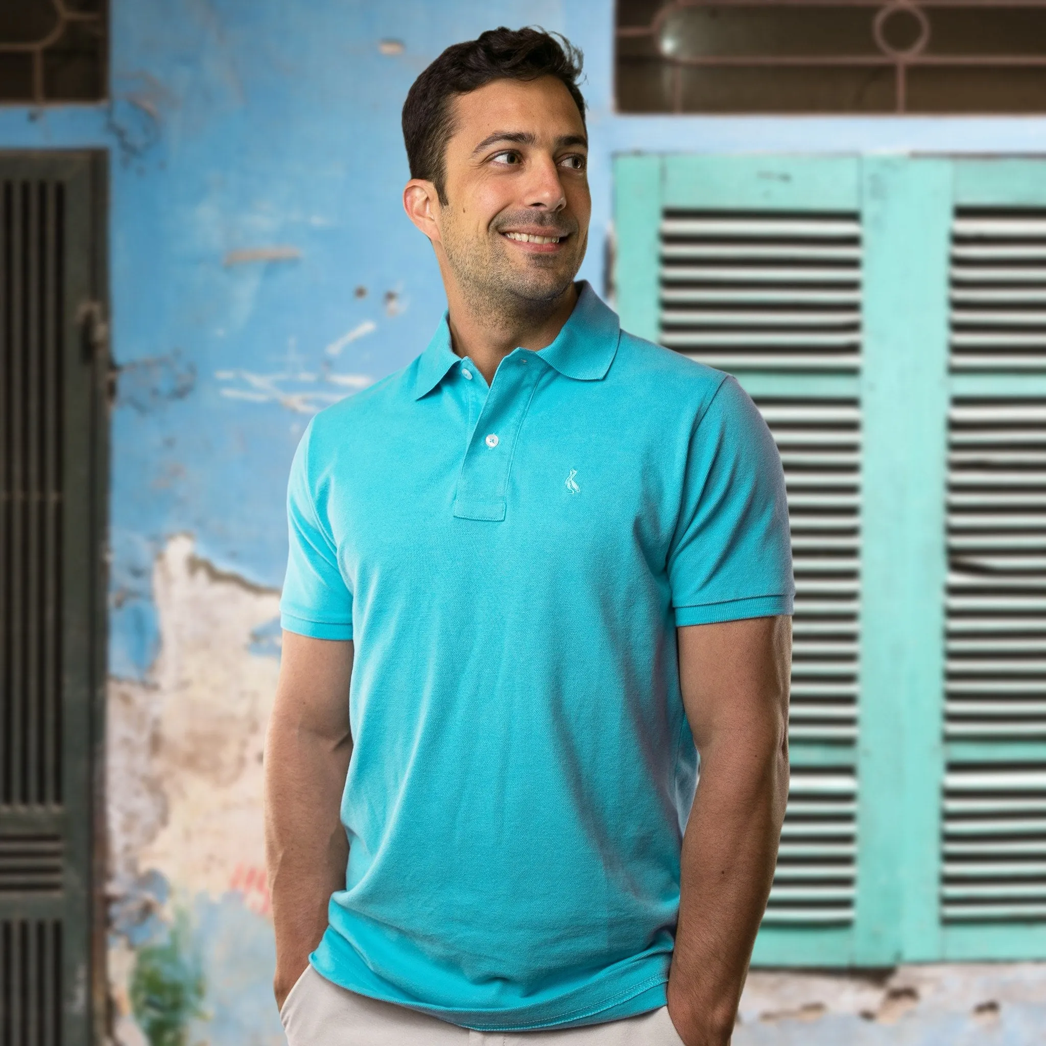 Original Pelican Polo - Marine Blue