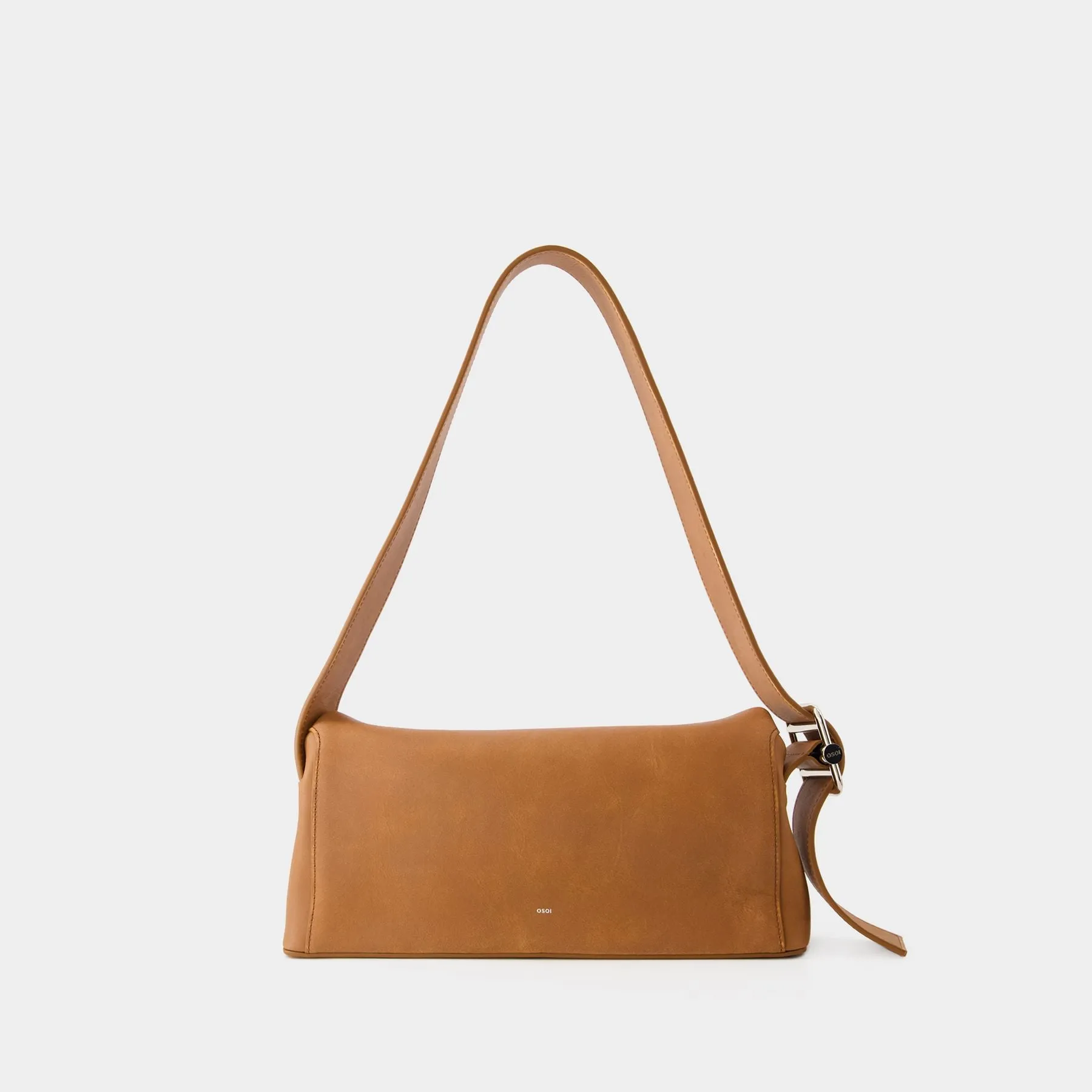 Osoi  Hobo Folder Brot Bag - Osoi - Leather - Brown