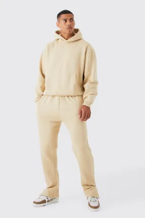 Oversized Boxy Hooded Tracksuit