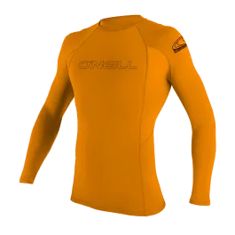 O'Neill Basic Skins Youth Long Sleeve Rash Vest - Blaze