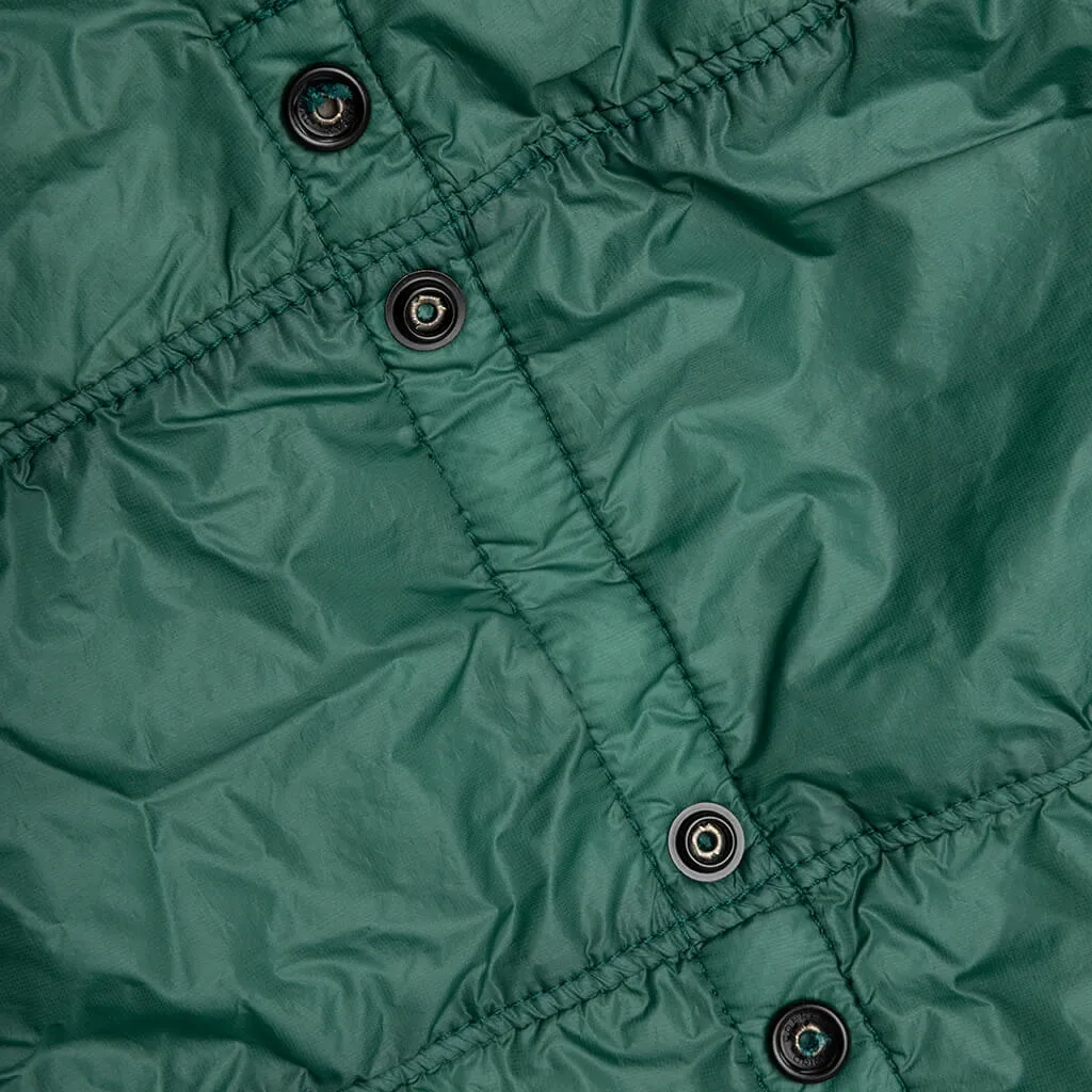 Packable Hooded Jacket - Bottle Green