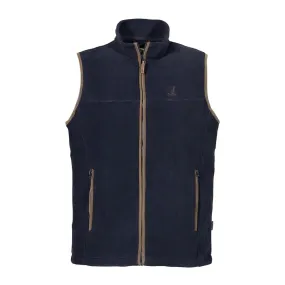 Percussion Scotland Fleece Vest: Navy & Stylish