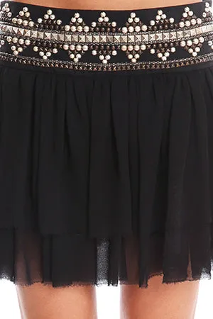 Pierre Balmain Black Skirt
