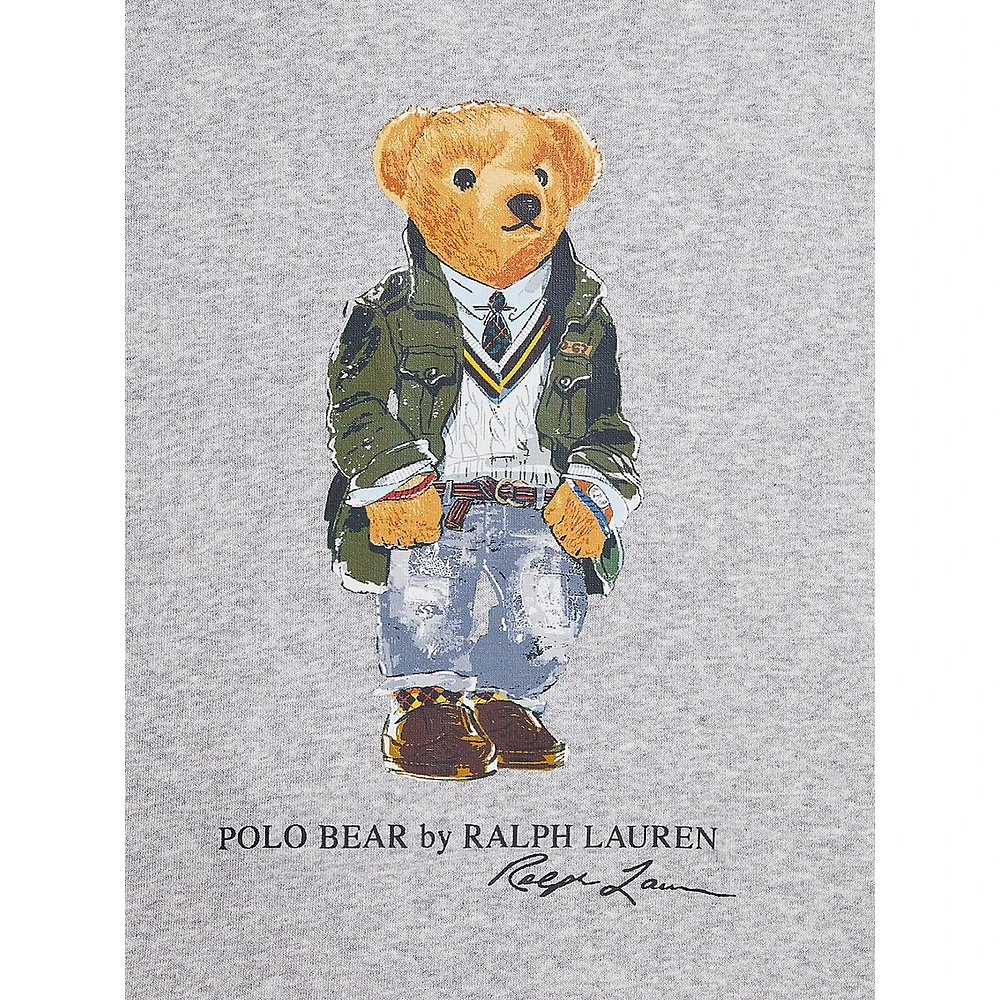 Polo Ralph Lauren Boy's Polo Bear Colourblock Fleece Hoodie