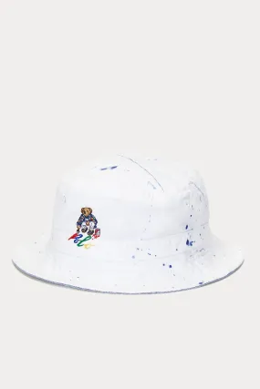 Polo Ralph Lauren Kids 2-4 Ya Unisex ocuk Polo Bear Bucket apka