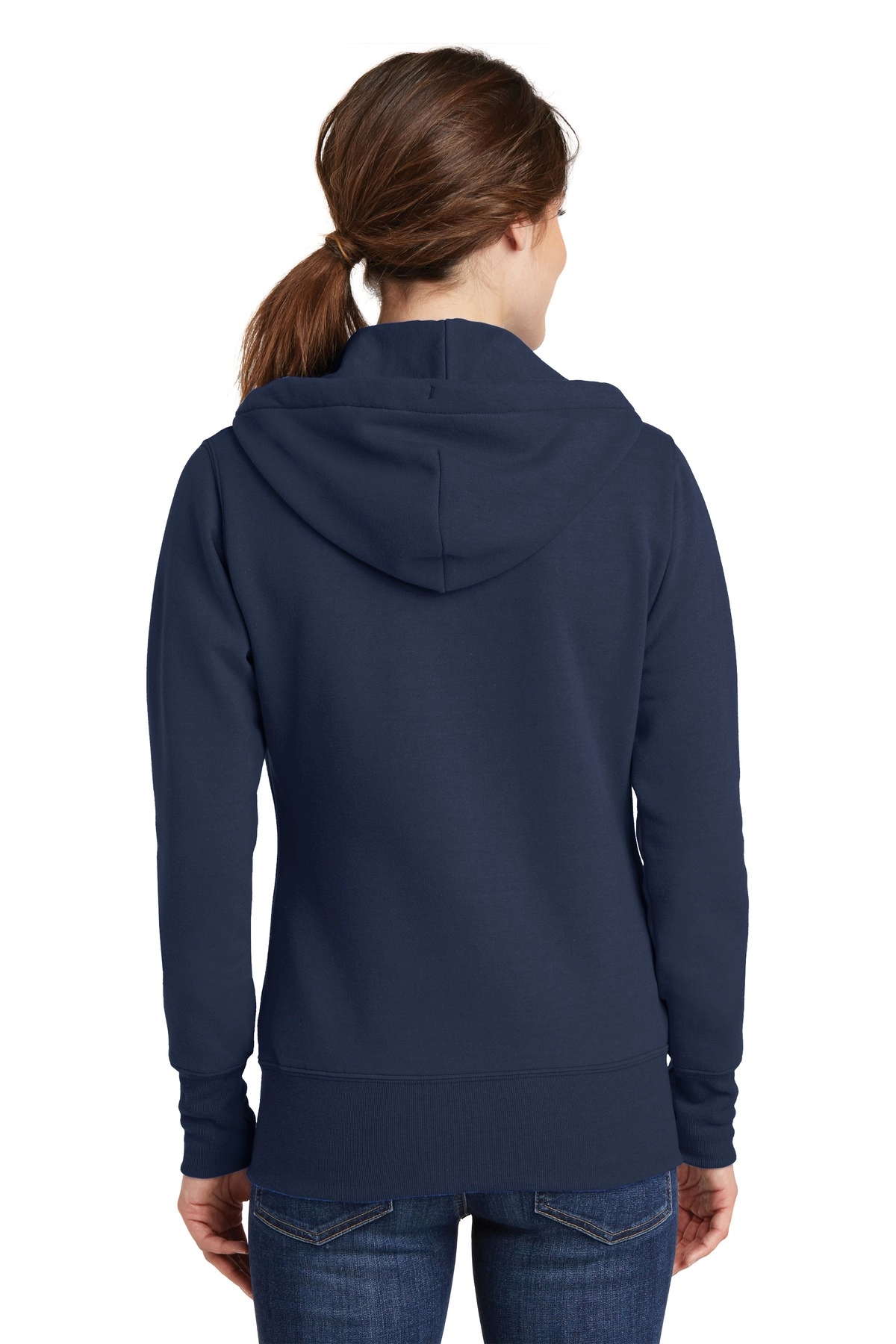 Port & Company LPC78ZH Ladies Core Fleece Full-Zip Hooded Sweatshirt SKU: LPC78ZH