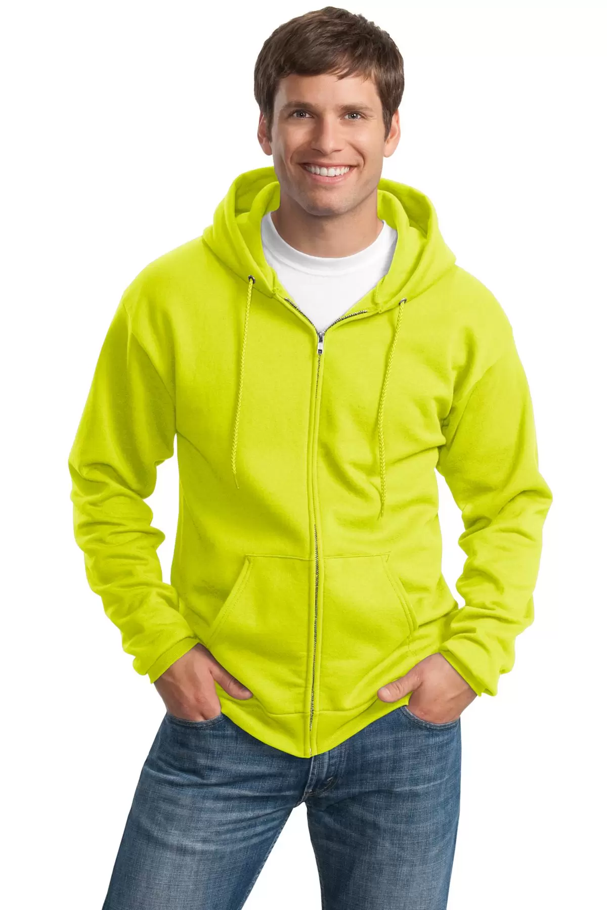 Port & Company PC90ZHT Tall Essential Fleece Full-Zip Hooded Sweatshirt SKU: PC90ZHT