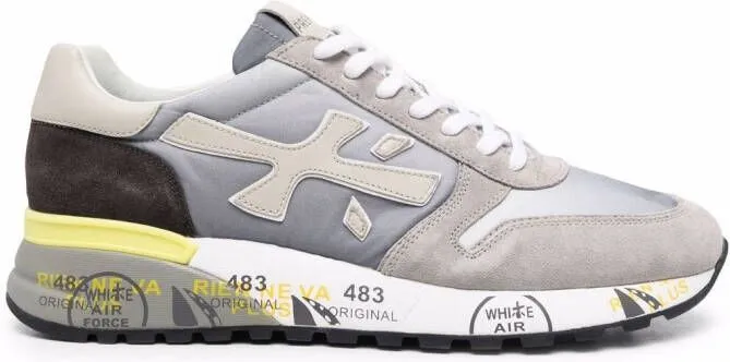 Premiata Mick colour-block sneakers Grey