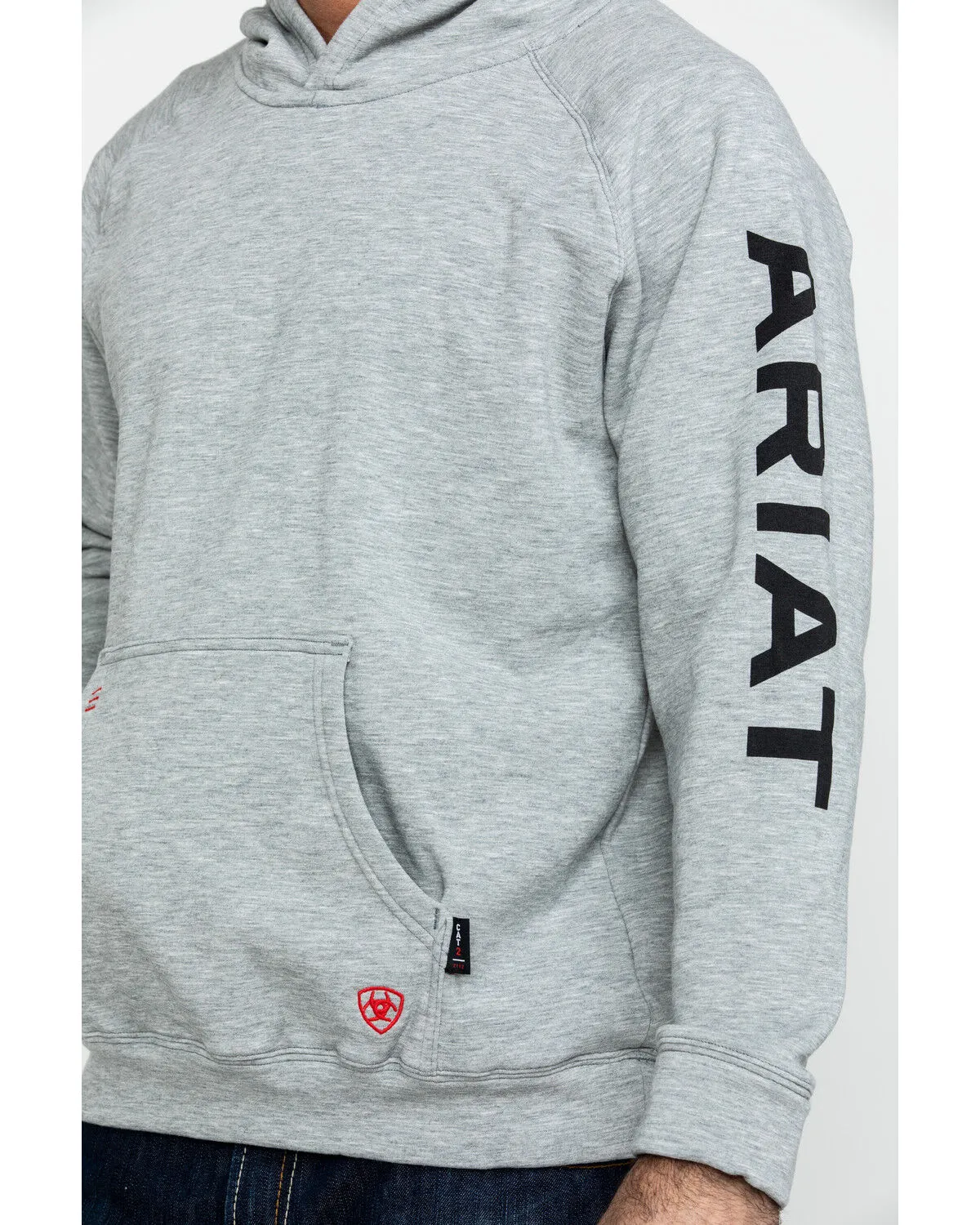 Product Name:  Ariat Men's FR Primo Fleece Logo Hooded Work Sweatshirt