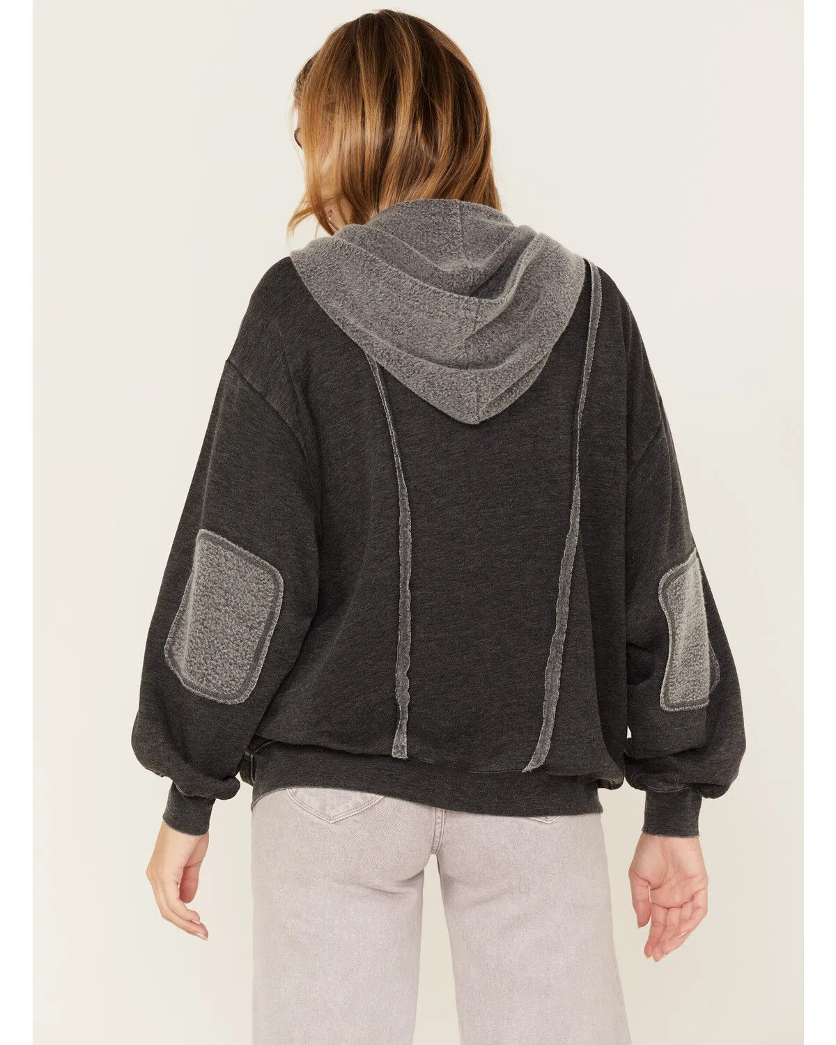 Product Name:  Cleo + Wolf Women's Seamed Zip Hoodie