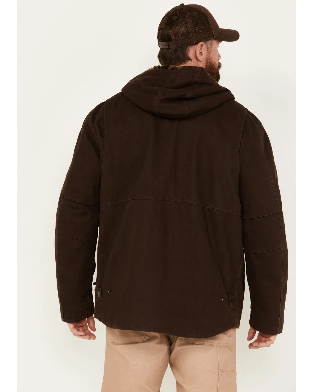 Product Name:  Hawx Men's Weathered Sherpa Lined Hooded Work Jacket