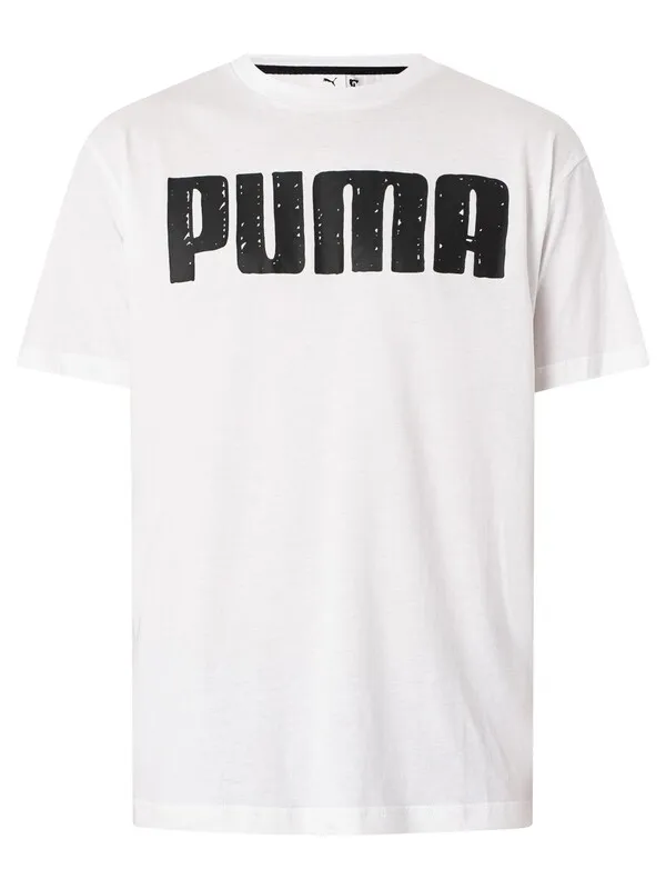 Puma Joshua Vides T-Shirt - White/Black