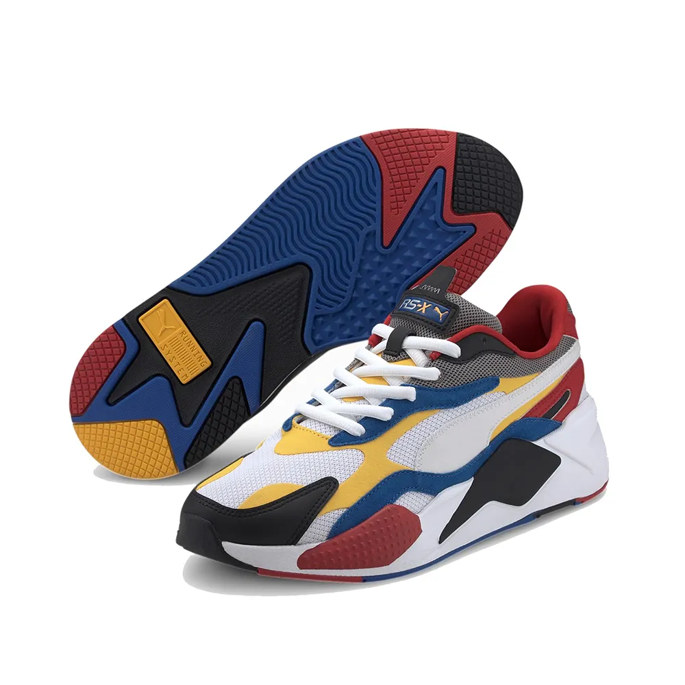 Puma RS-X3 Puzzle Man Sneakers White-Spectra Yellow-Black 371570-04