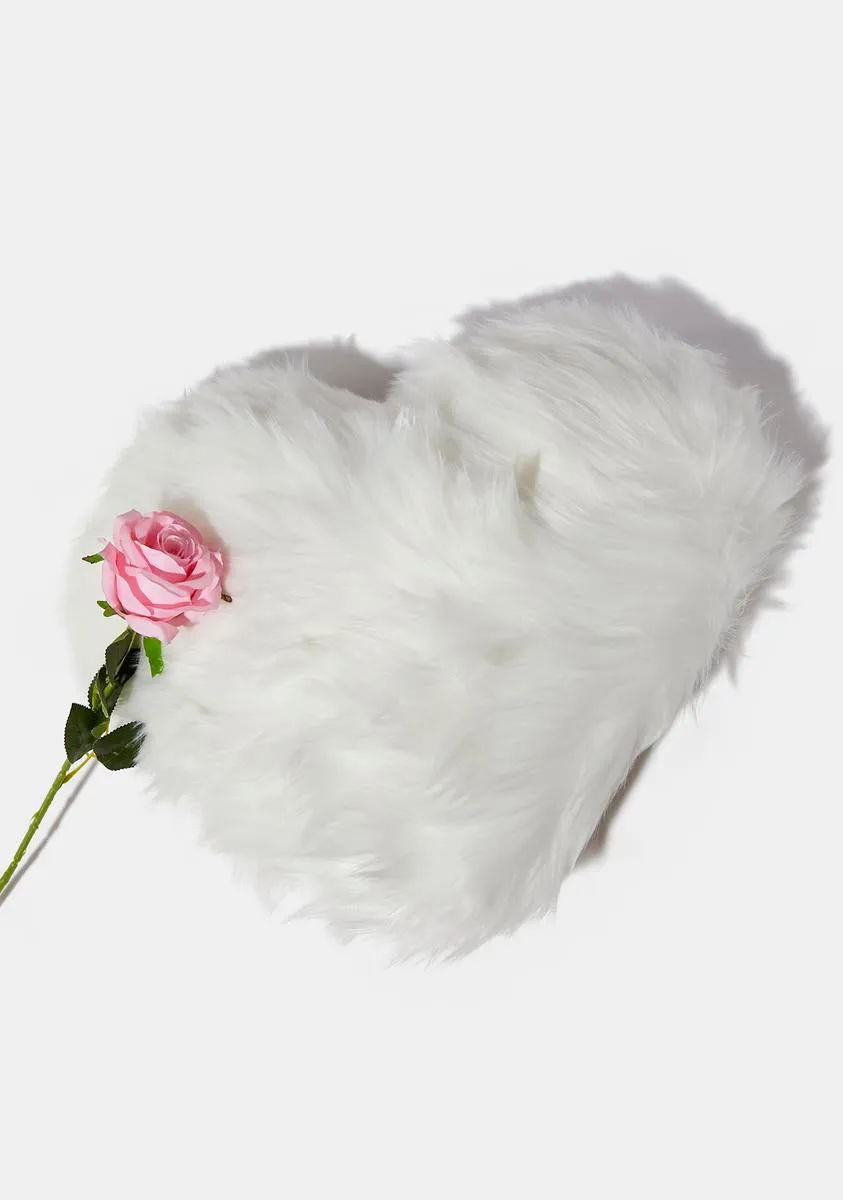 Pure Lovey Dovey Heart Pillow-