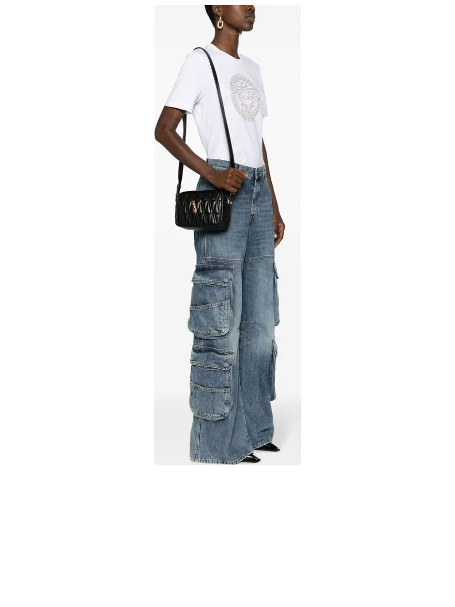 Quilted Barocco V Shoulder Bag