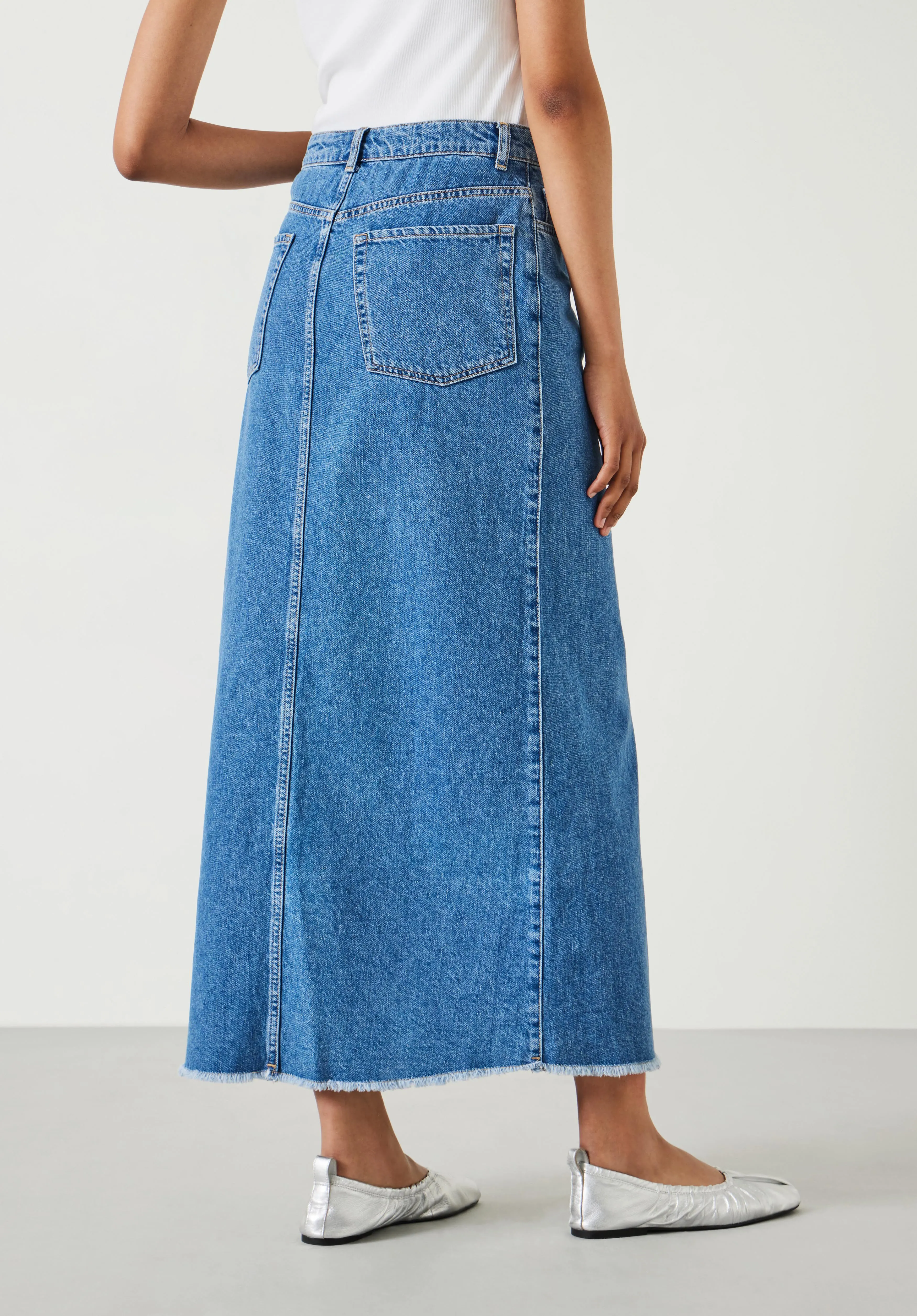 Rachelle Denim Maxi Skirt