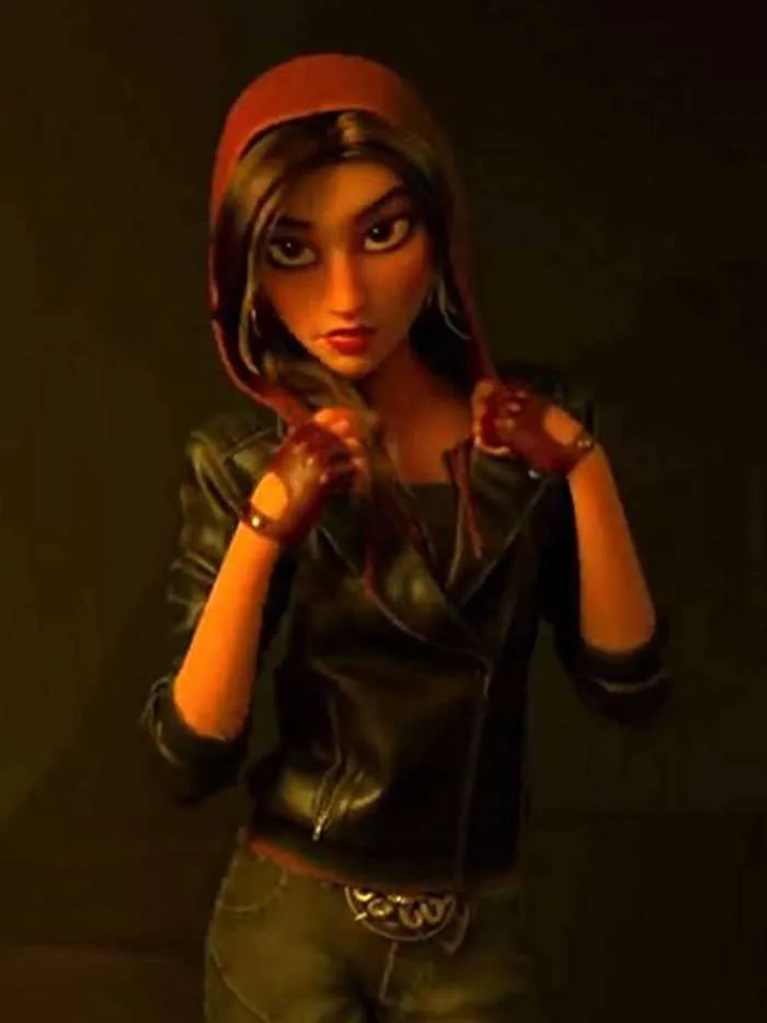 Ralph Breaks the Internet Shank Black Leather Jacket - NAJ Store