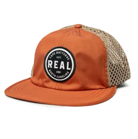 REAL Coaches Hat-Texas Orange/Khaki