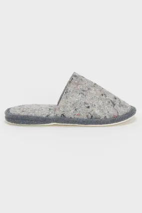 Recycled Felt Slipper - Mixed Gray