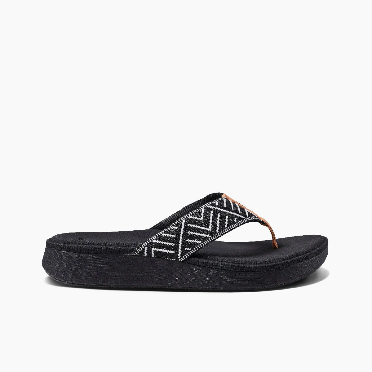 Reef Cushion Cloud Tx Women's Essential Sandals - Black Geo